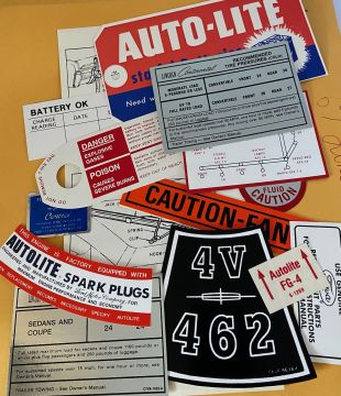 Decal Kit, Engine Compartment- NEW