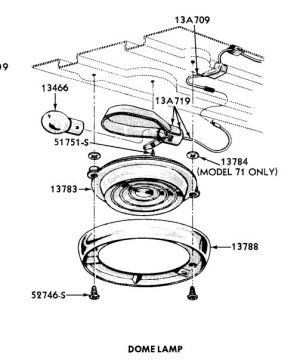 Lens, Interior Dome Lamp