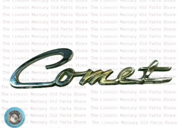 Nameplate, Comet Script Deck Lid- OEM