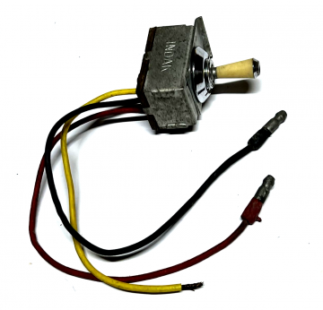 Accessory Switch, Fog Light - Road Lamp Switch & Knob 12 Volt- NOS