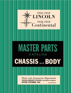 Master Body Parts & Chassis Handbook- NEW