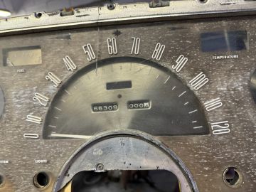 Speedo Speedometer Dash Face- GOLD-  Instrument Cluster- Tested OEM
