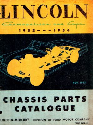 1952-1954 Lincoln Chassis Parts