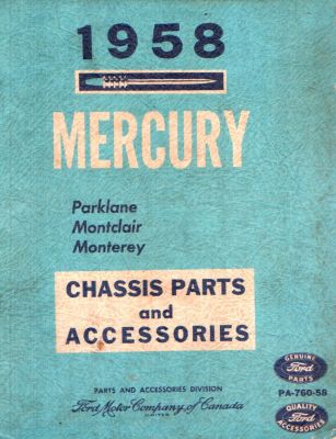 1958 Mercury Chassis Parts and Accessories