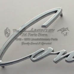 Nameplate, Continental Ornament Long Tail- NEW