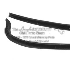 Weatherstrip, Door Lock Striker Pair