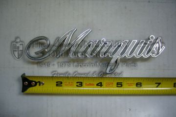 Nameplate, Marquis 1/4 Panel NOS