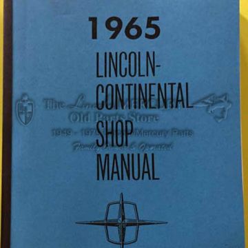 Manual, Shop Maintenance Manual- Reprint