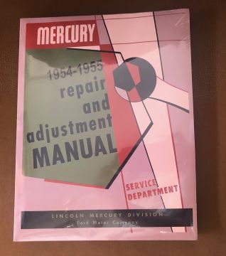 1954-1955 Mercury Shop Manual